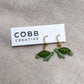 Sea Turtle Leverback Earrings