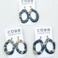 Midnight Marble Blair Earrings