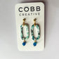 Forest Bloom Oval Earrings