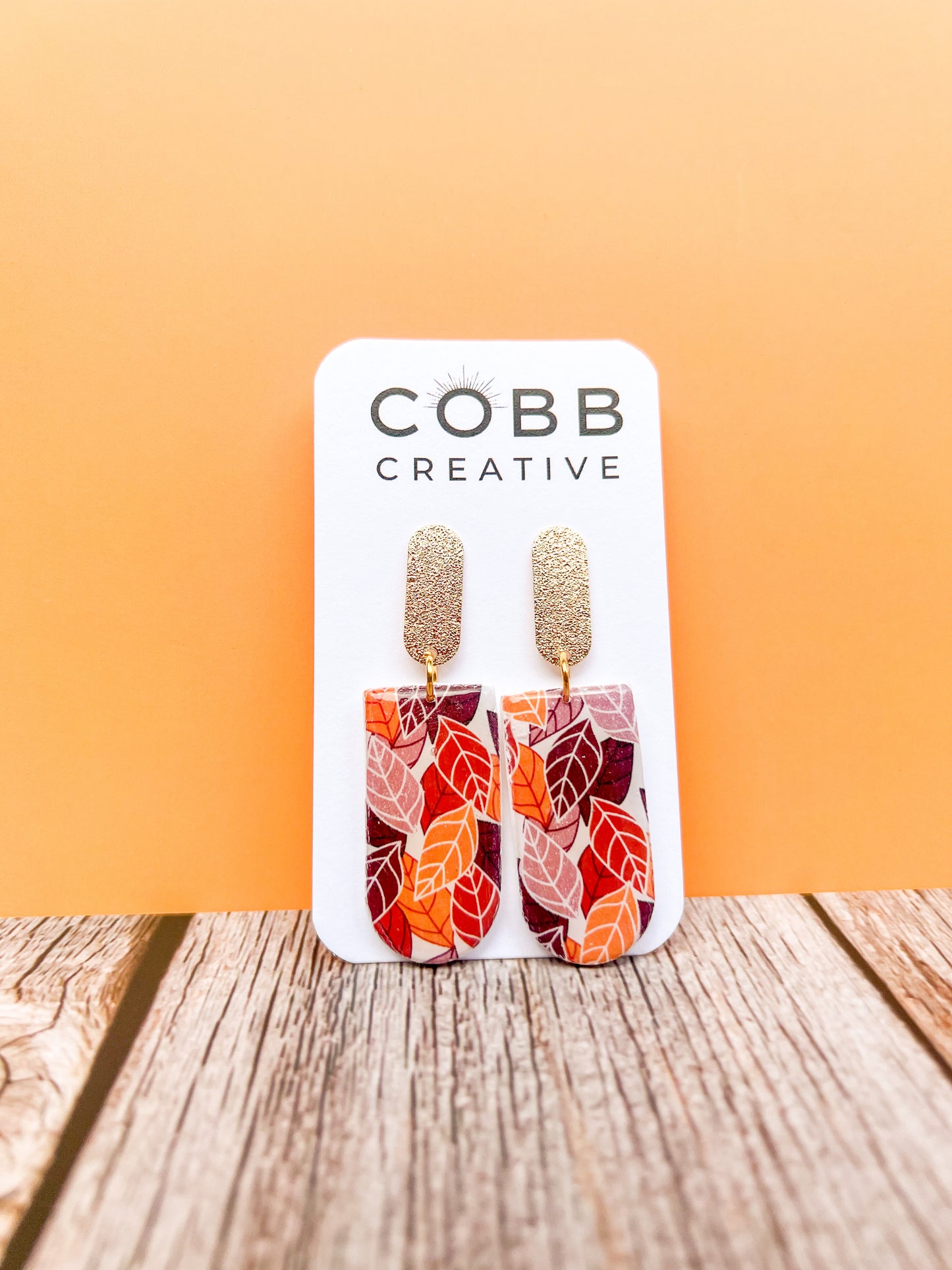 Large Fall Leaves Earrings