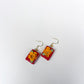 Floral Book Hook Earrings
