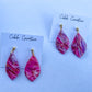 Fuchsia Teardrop Earrings