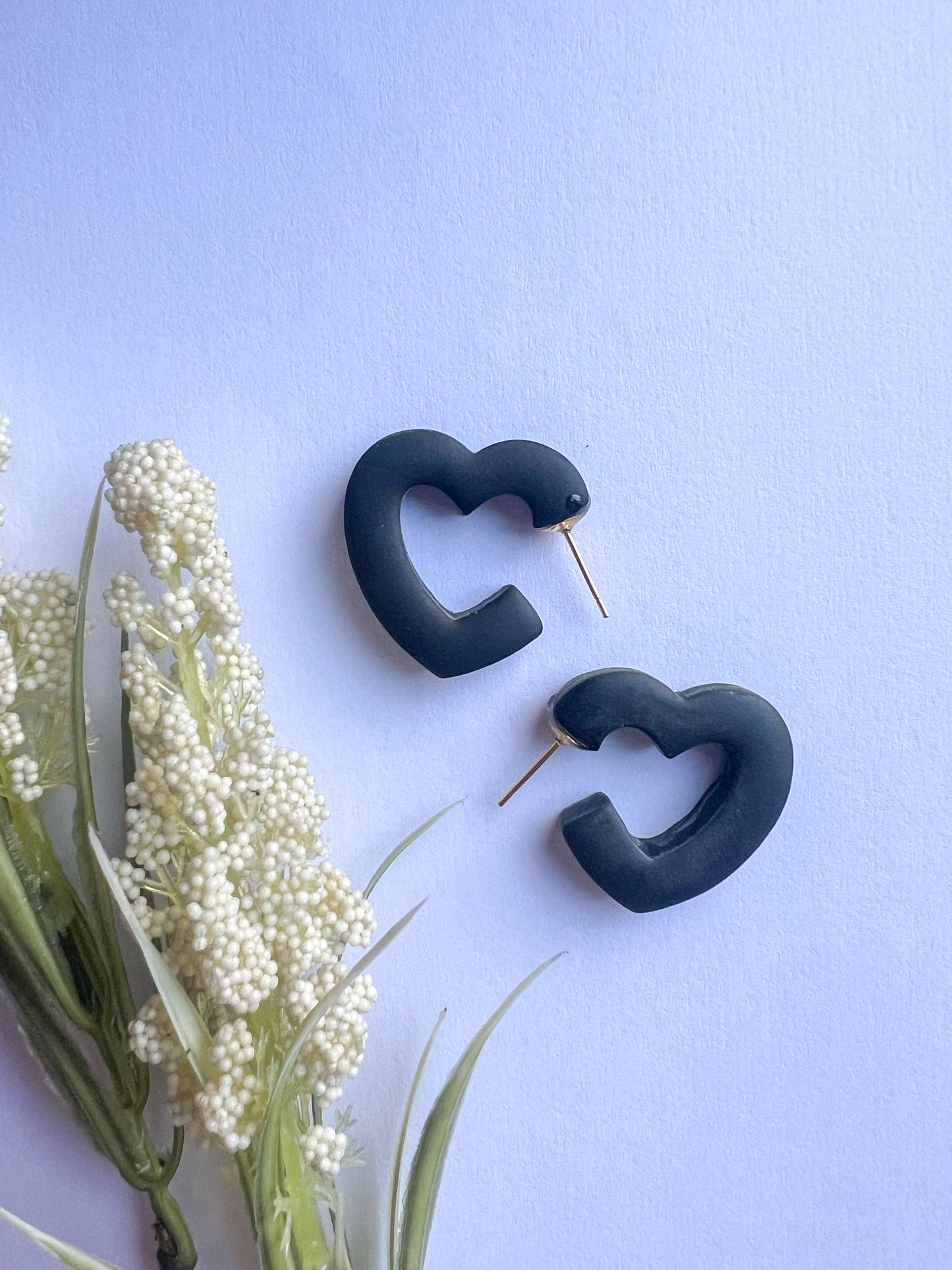 Sweetheart Hoop Earrings