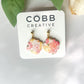 Petal Blush Tile Earrings