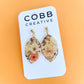 Fall Garden Long Drop Earrings