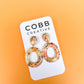 Fall Garden Donut-Shaped Earrings
