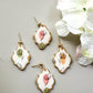 Colorful Garden Frame Drop Earrings