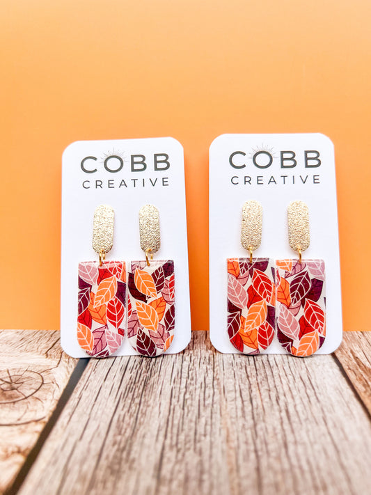 Large Fall Leaves Earrings