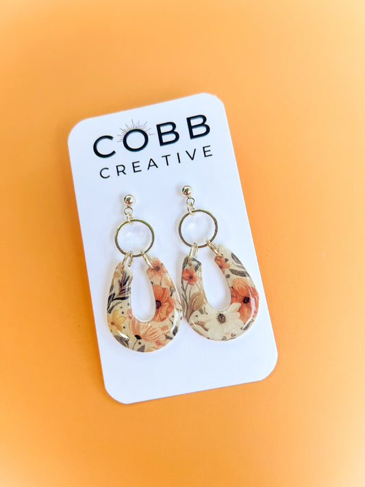 Fall Garden Cutout Earrings