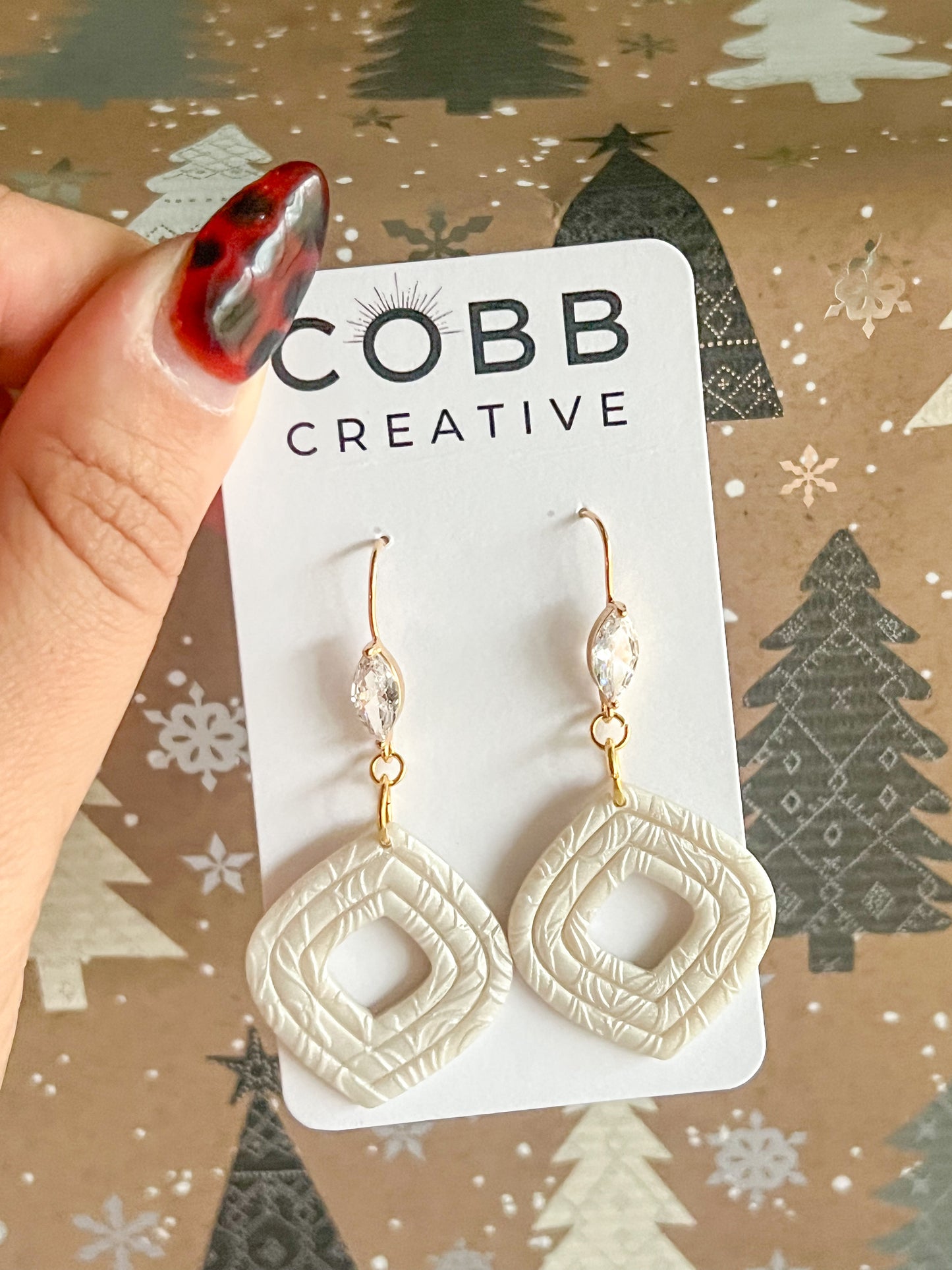 Eliana Gem Hook Earrings