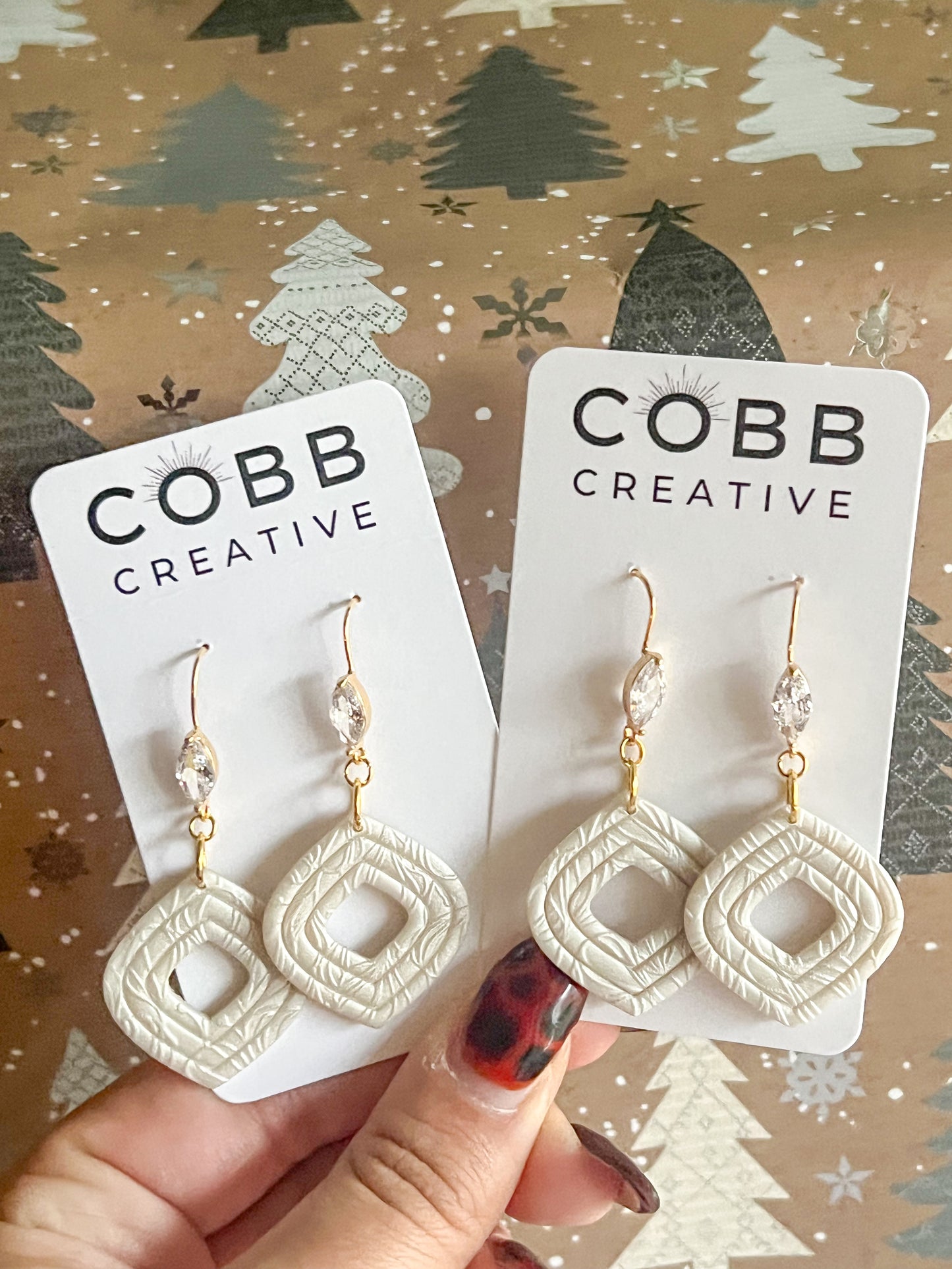 Eliana Gem Hook Earrings