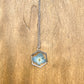 Small Blue Hydrangea Necklace