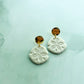 Sand Dollar Drop Earrings