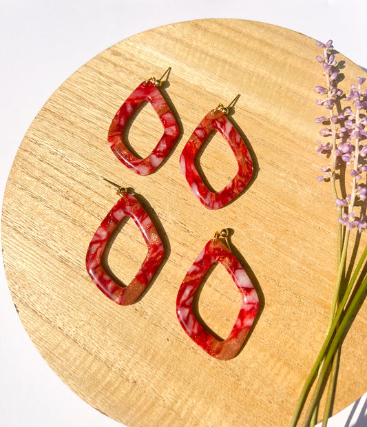 Large Summer Heat Earrings