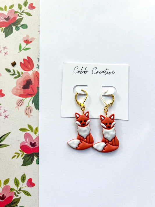 Foxy Leverback Earrings