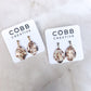 Dainty Footballs & Bows Earrings