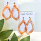 Peach Shula Drop Earrings