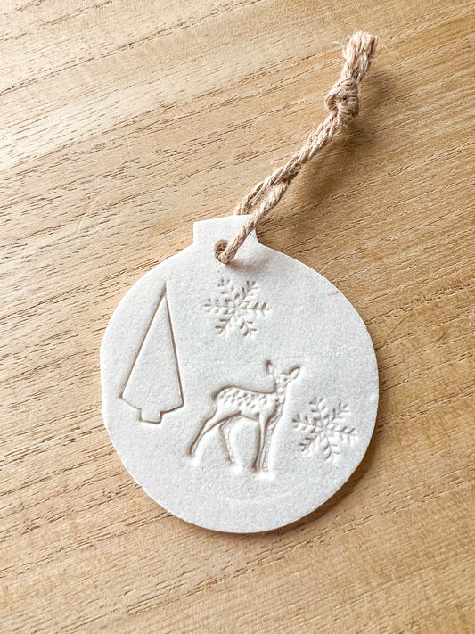 Frosty Forest Ornament