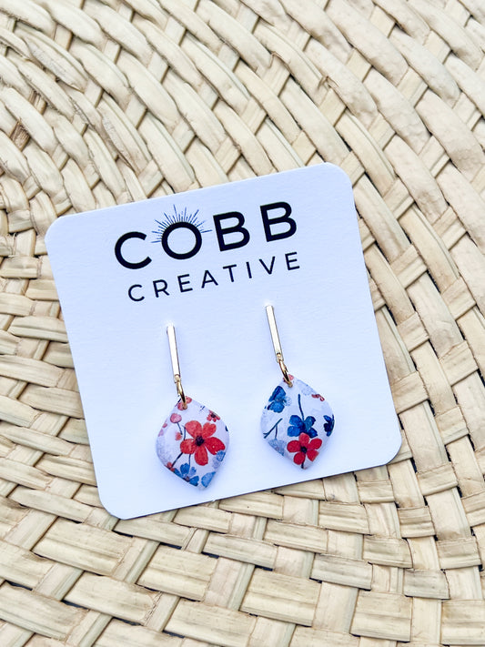 Painted Petals Earrings