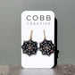 Black Spooky Spiderweb Earrings