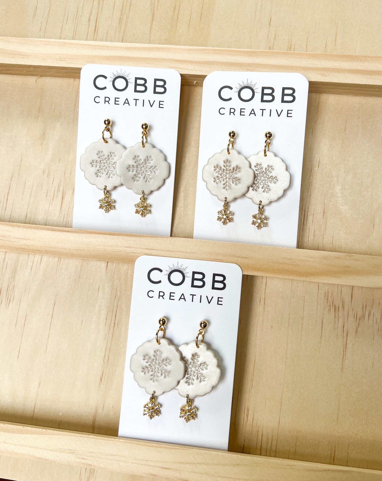 Snowflake Shine Earrings