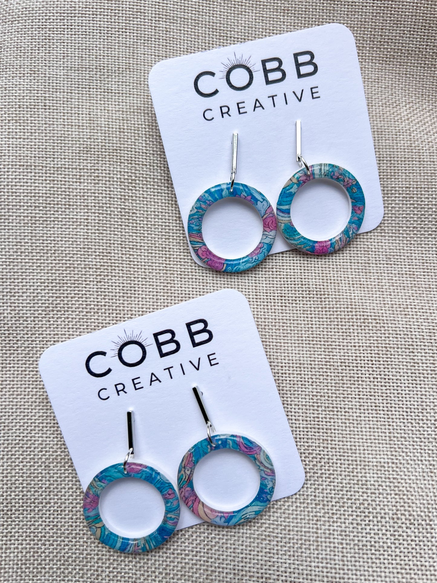 Tidal Bloom Donut Shaped Earrings