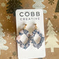 Winter Floral Drop Earrings