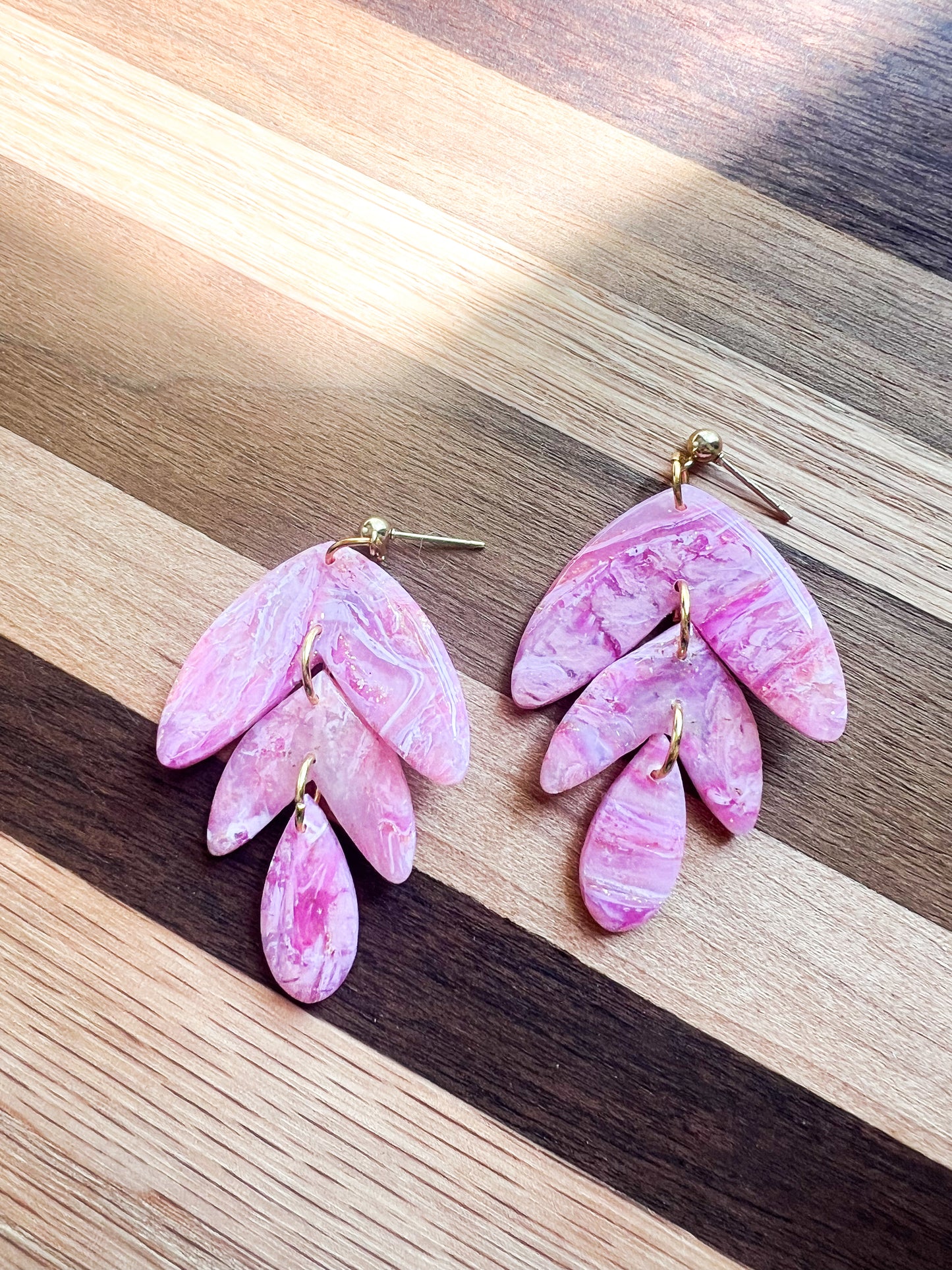 Pretty in Pink Drop Earrings