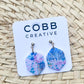 Color Me Coastal Hexagon Earrings