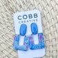 Tidal Bloom Square Earrings