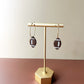 Football Hoop Earrings