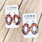 Fall Forest Scallop Drop Earrings