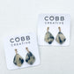 Midnight Marble Small Earrings