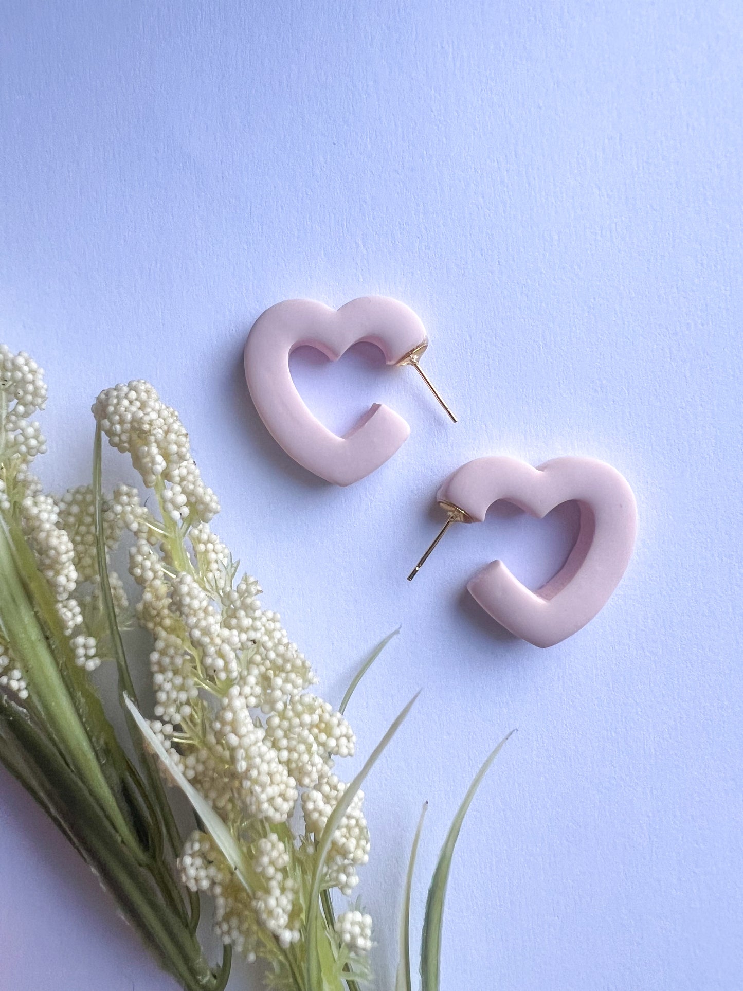 Sweetheart Hoop Earrings