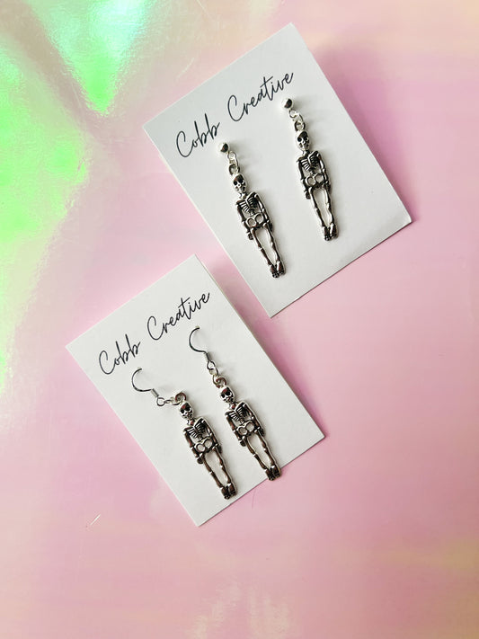 Spooky Skeleton Earrings