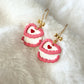 Slice of Love Cake Hook Earrings