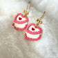 Slice of Love Cake Hook Earrings