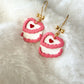 Slice of Love Cake Hook Earrings