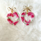 Rosy Heart Earrings