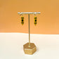 Yellow Crayon Dangle Earrings