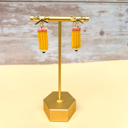Pencil Dangle Earrings