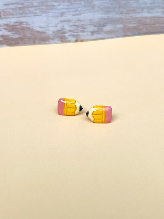 Pencil Stud Earrings