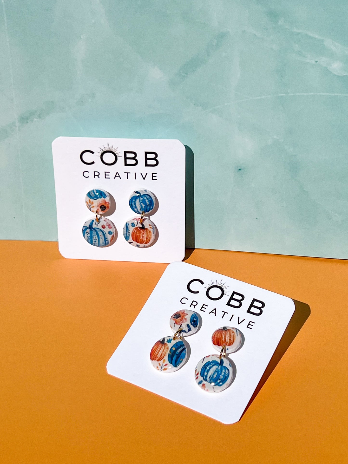 Pumpkin Patch Round Earrings