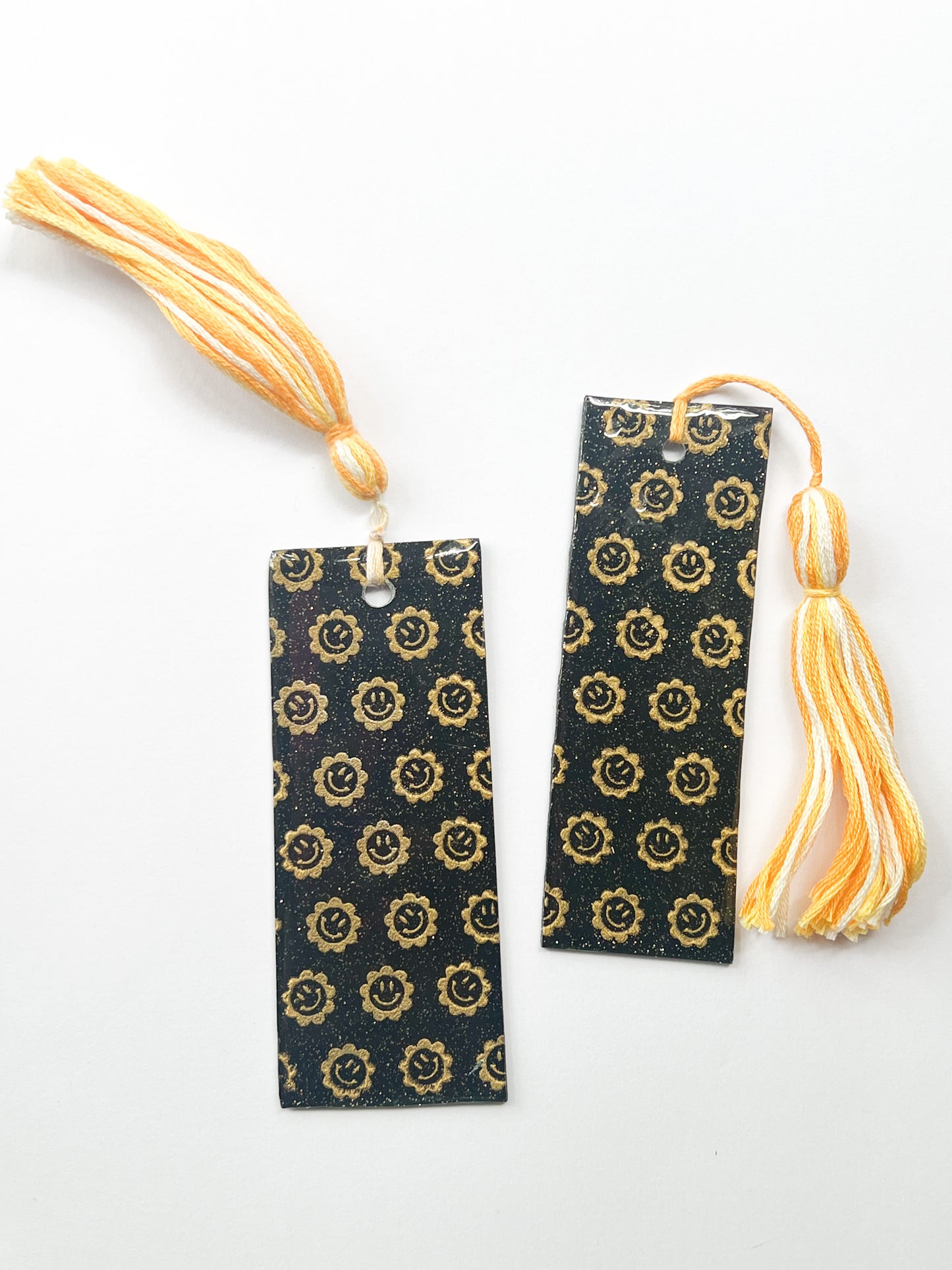 Smiley Face Flower Bookmark