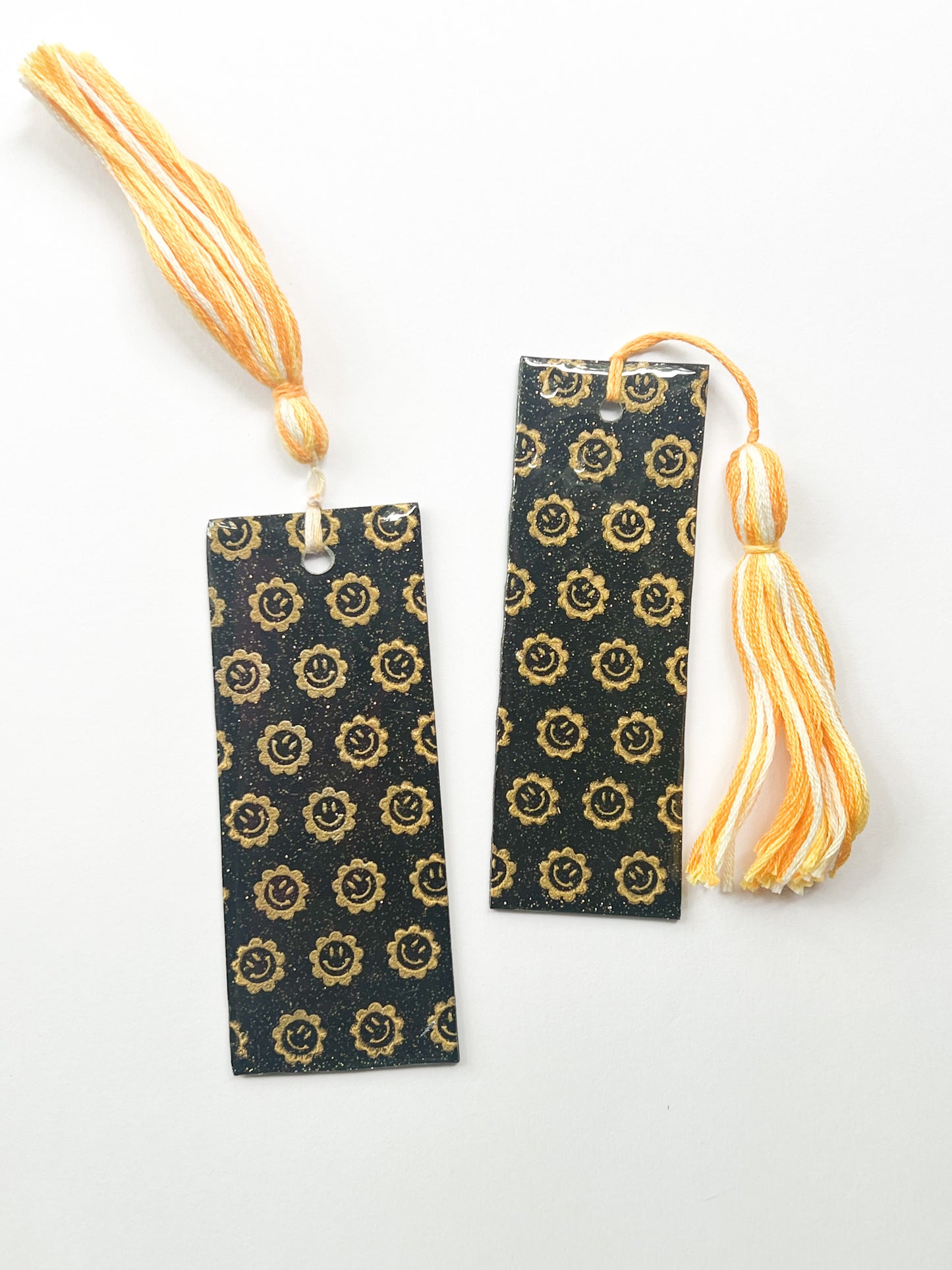 Smiley Face Flower Bookmark