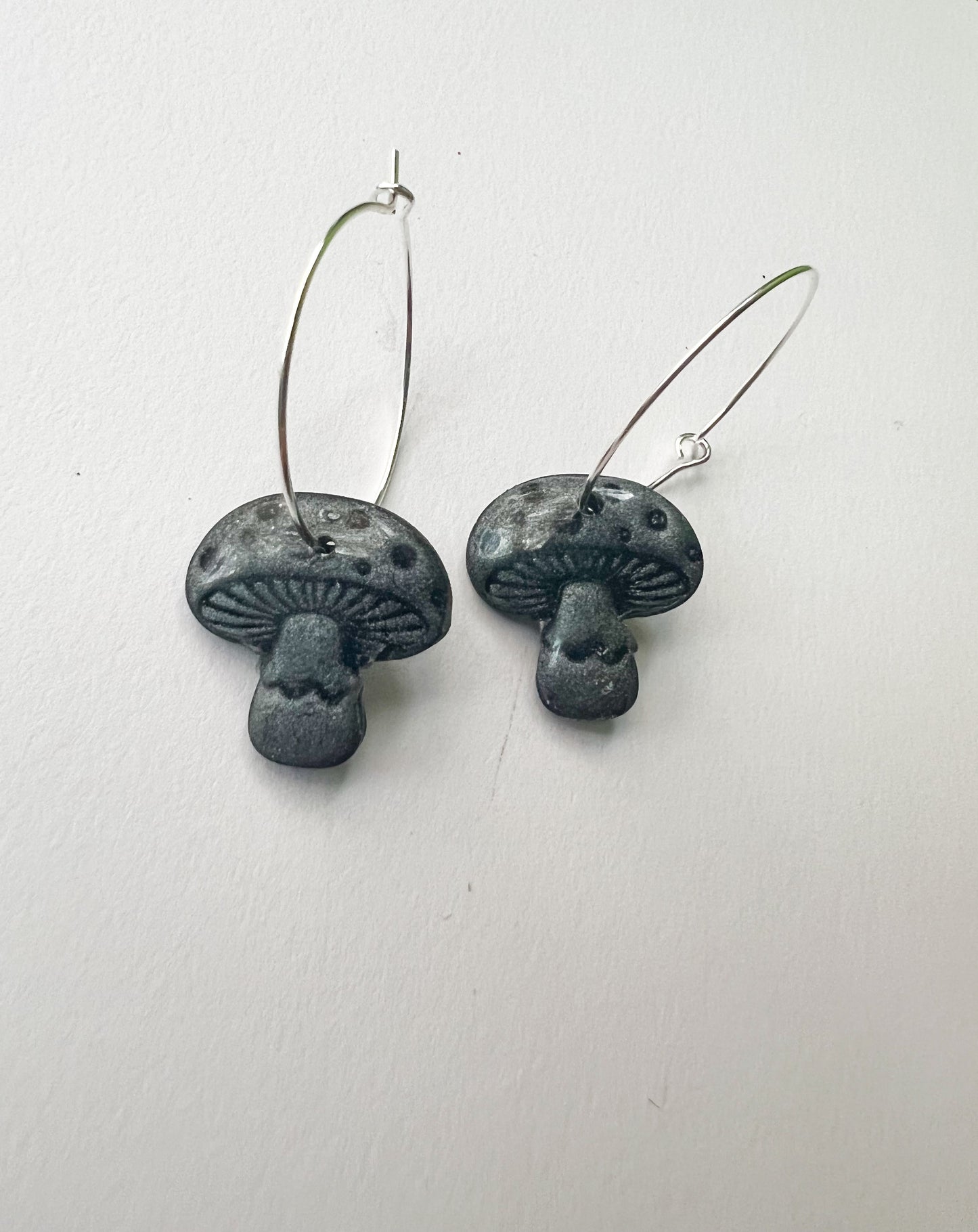 Midnight Mushroom Hoops