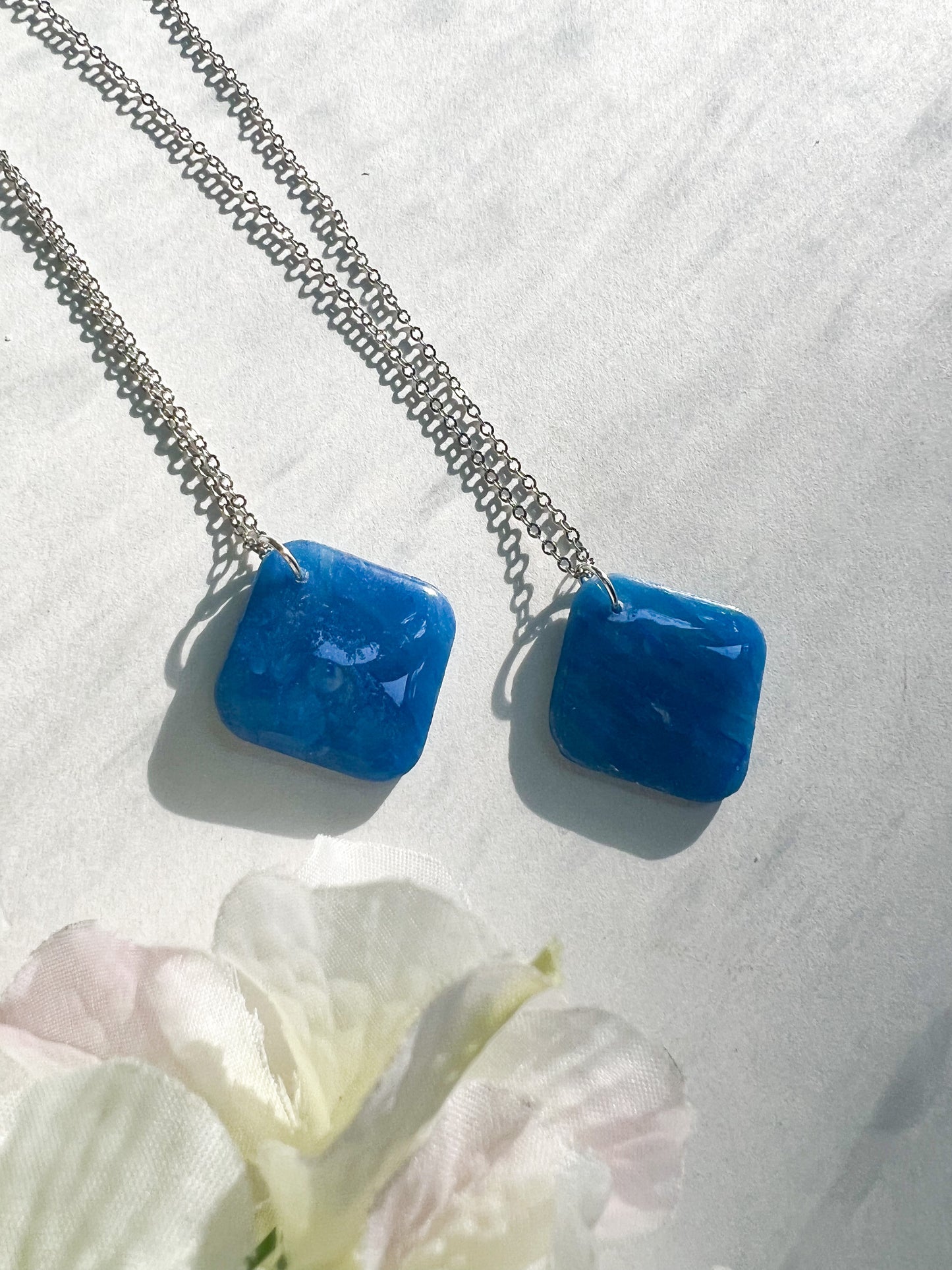 Faux Birthstone - September Sapphire Necklaces