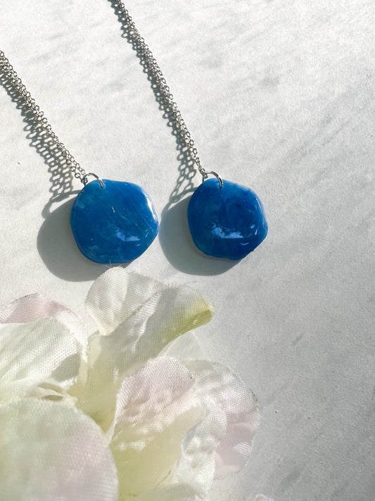 Faux Birthstone - September Sapphire Necklaces