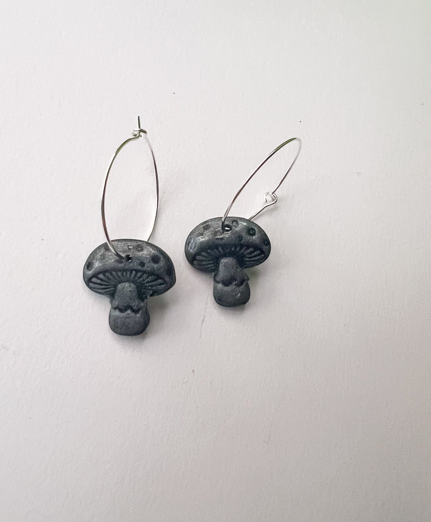 Midnight Mushroom Hoops