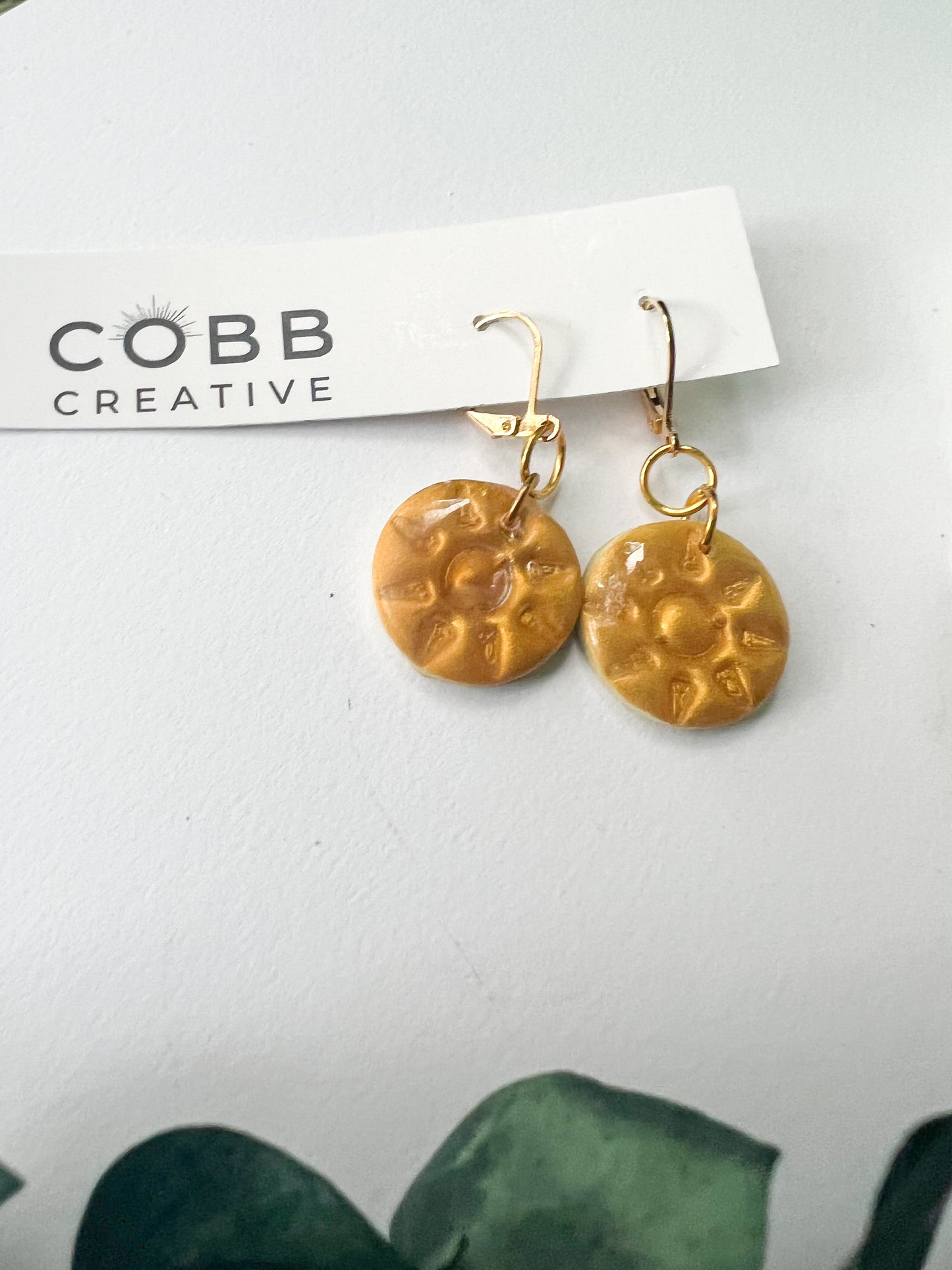 Sunshine Leverback Earrings